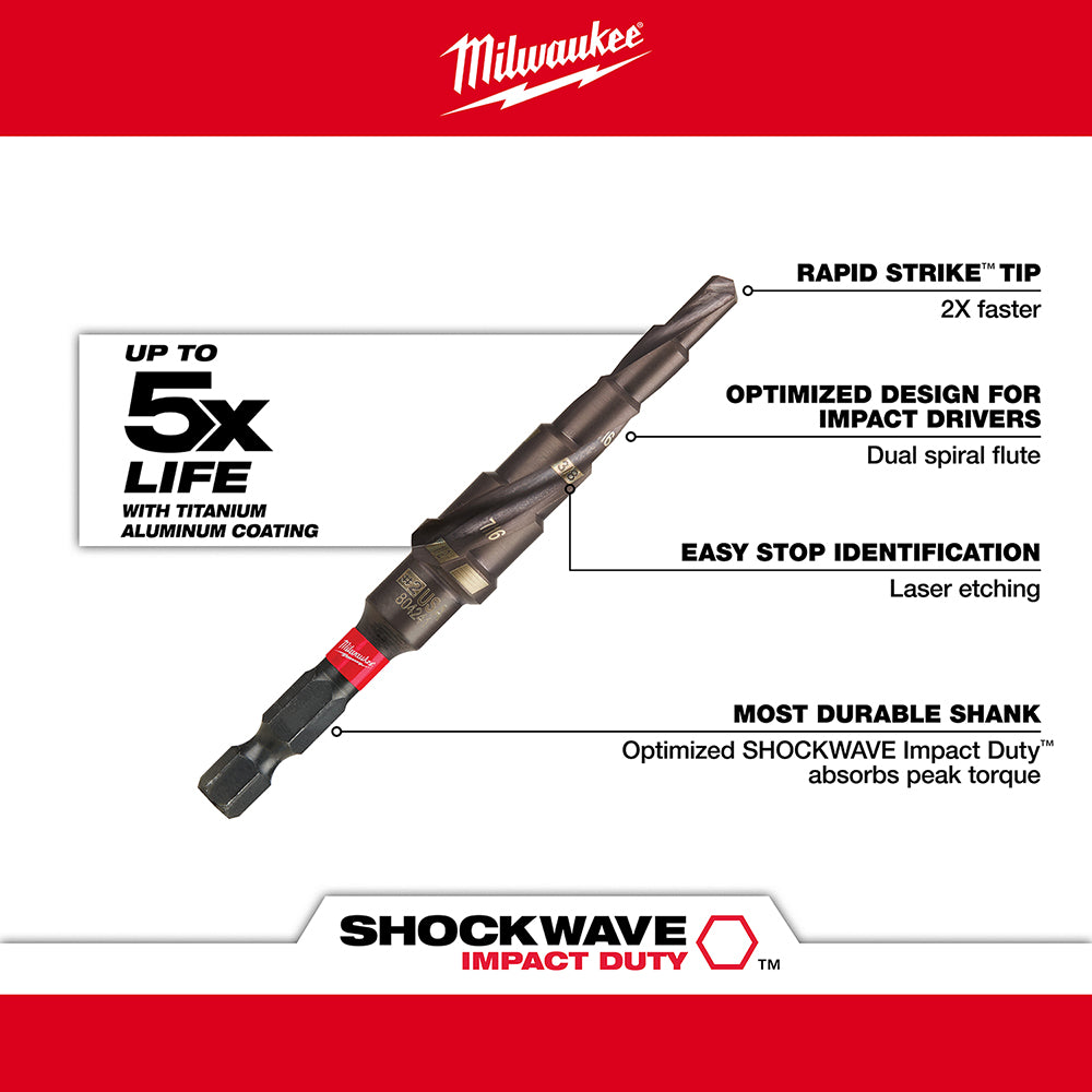 SHOCKWAVE™ Impact Duty #2 3/16 - 1/2"