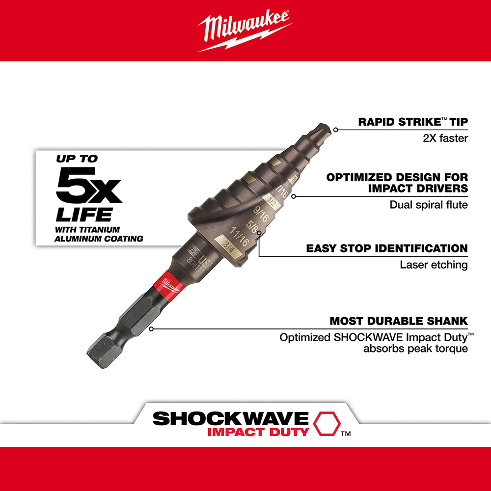 SHOCKWAVE™ Impact Duty #3 3/16 - 3/4"