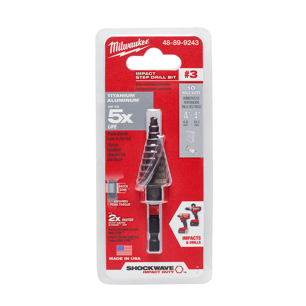 SHOCKWAVE™ Impact Duty #3 3/16 - 3/4"