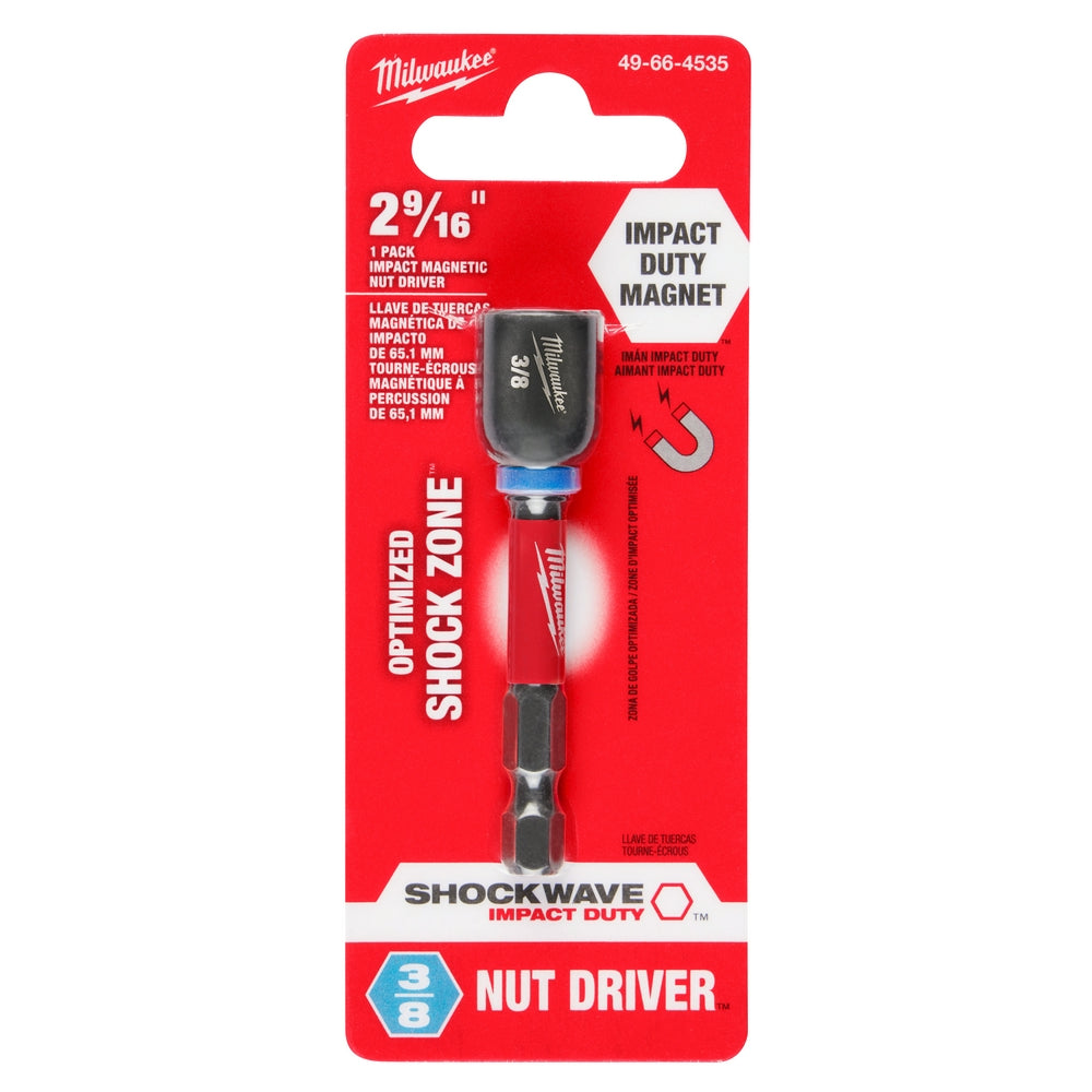 SHOCKWAVE™ Impact Duty 3/8" x 2-9/16" Magnetic Nut Driver