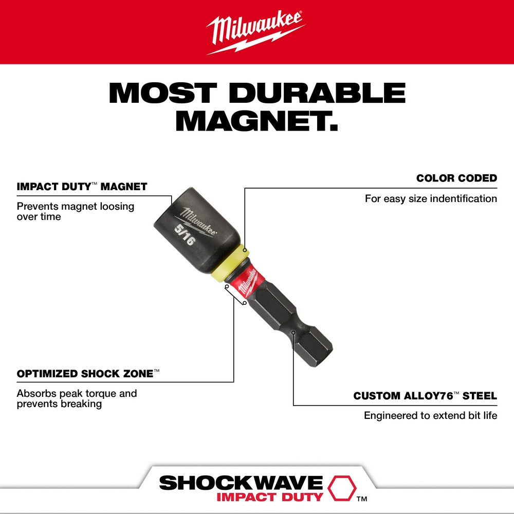 SHOCKWAVE™ Impact Duty 7/16" x 1-7/8" Magnetic Nut Driver