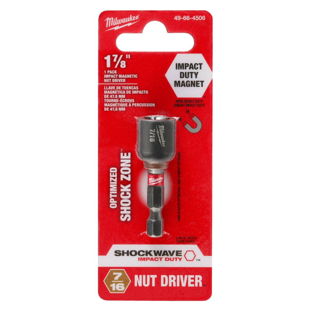SHOCKWAVE™ Impact Duty 7/16" x 1-7/8" Magnetic Nut Driver