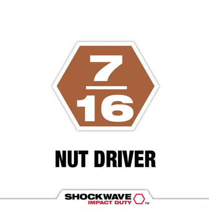 SHOCKWAVE™ Impact Duty 7/16" x 2-9/16" Magnetic Nut Driver