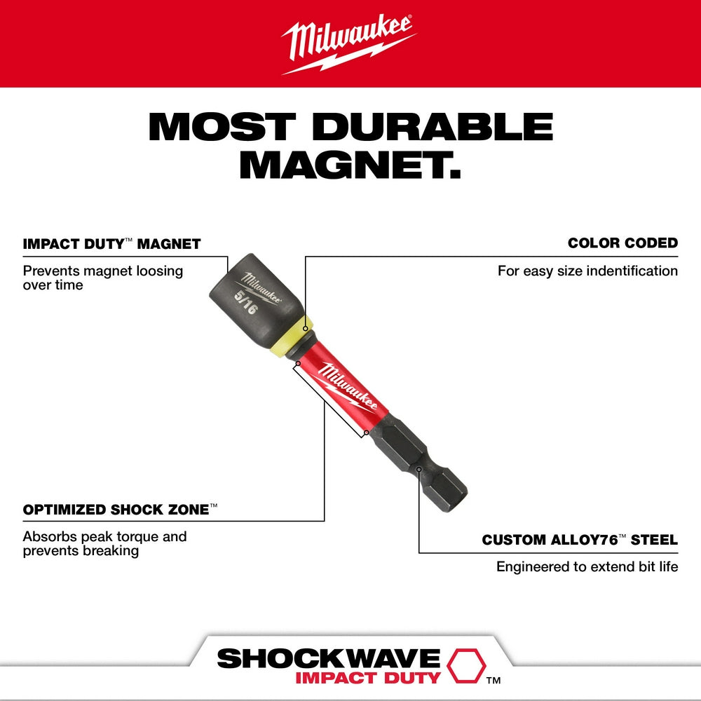 SHOCKWAVE™ Impact Duty 7/16" x 2-9/16" Magnetic Nut Driver