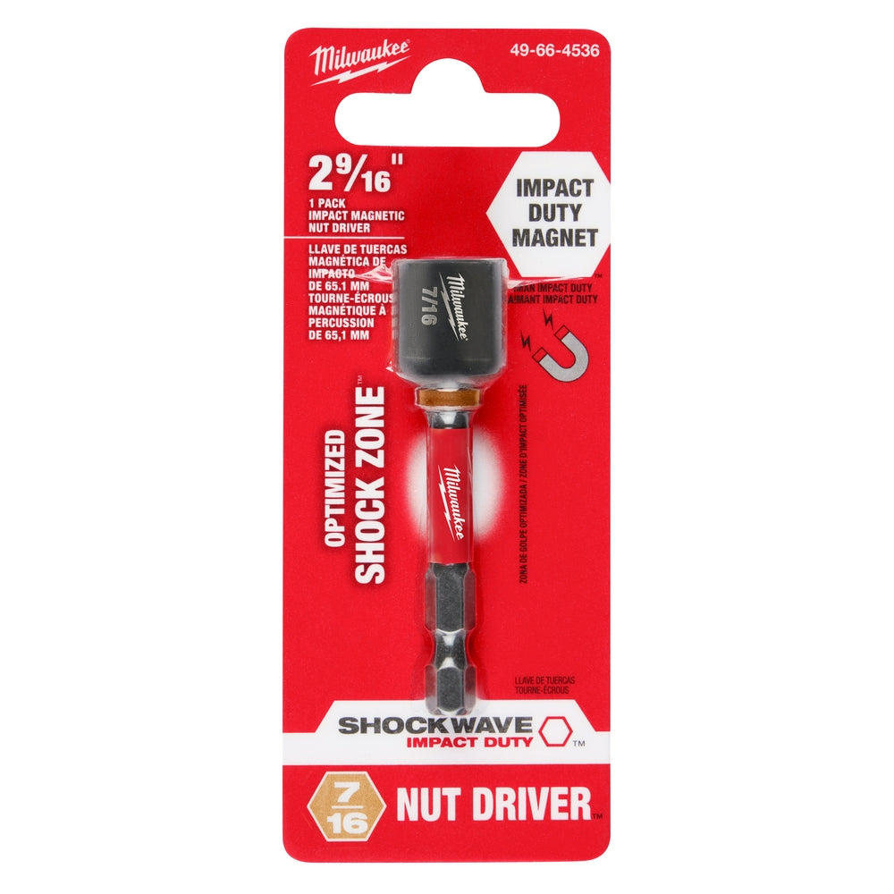 SHOCKWAVE™ Impact Duty 7/16" x 2-9/16" Magnetic Nut Driver