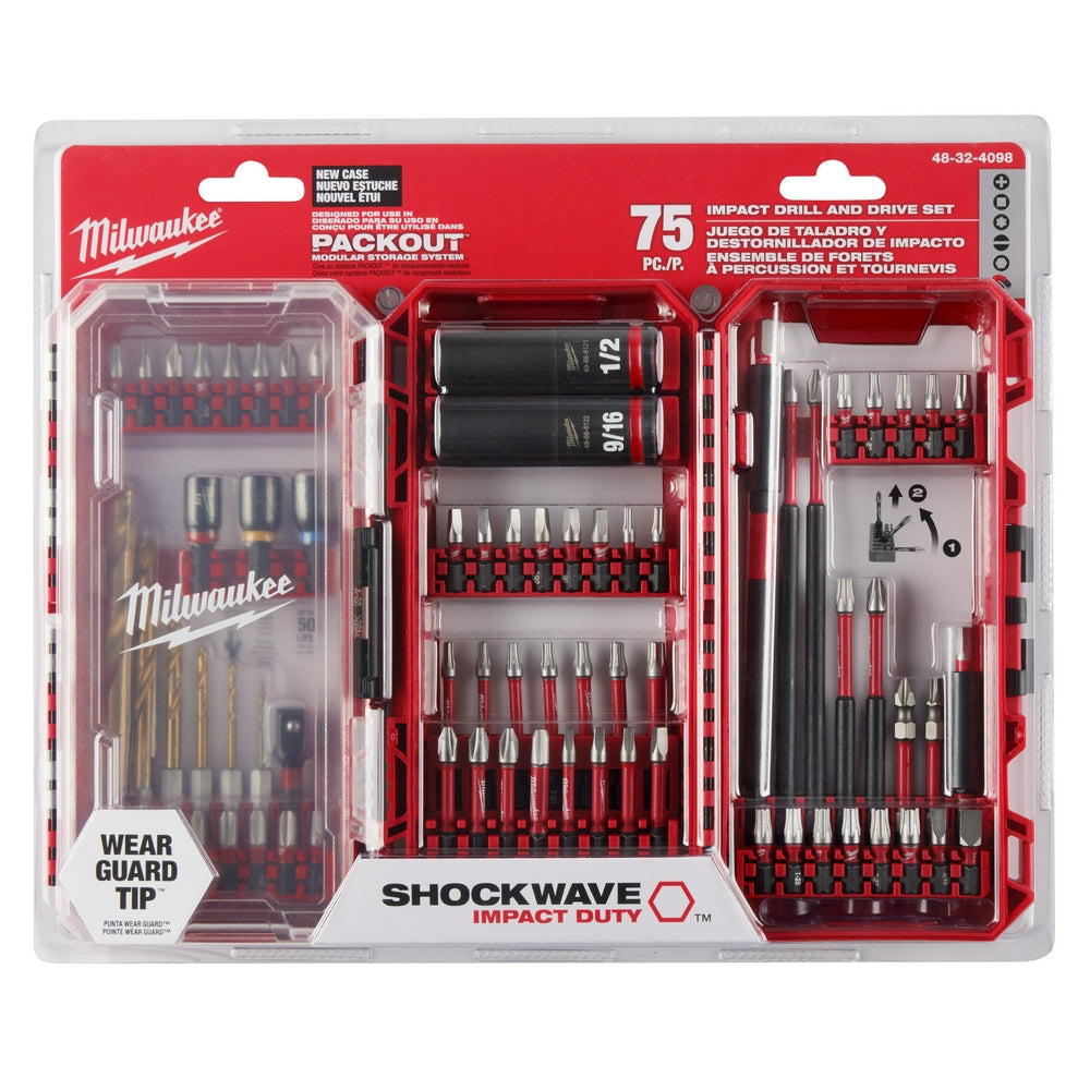 SHOCKWAVE™ Impact Duty Drill, Drive & Fasten Set – 75PC