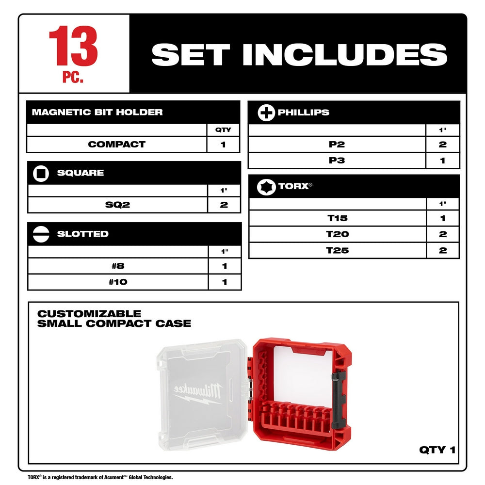 SHOCKWAVE™ Impact Duty Driver Bit Set - 13PC