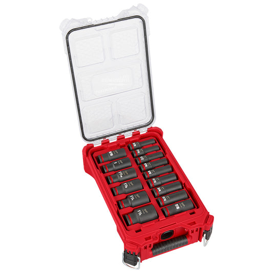 SHOCKWAVE™ Impact Duty Socket 1/2” Dr 15PC SAE PACKOUT™ Set