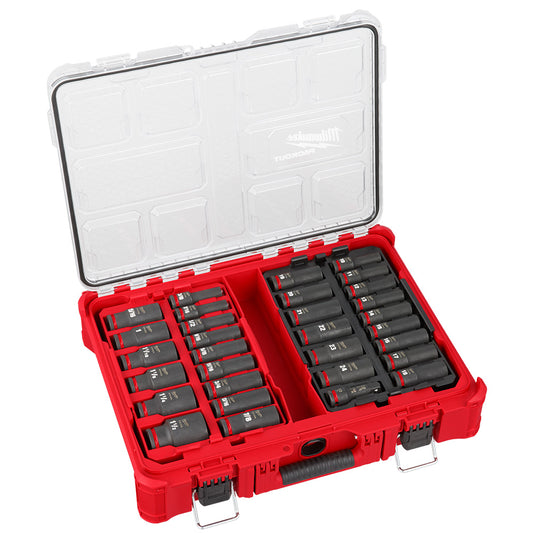 SHOCKWAVE™ Impact Duty Socket 1/2” Dr 31PC PACKOUT™ Set