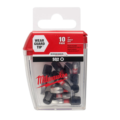 SHOCKWAVE™ Square Recess #2 Insert Bit 10PK