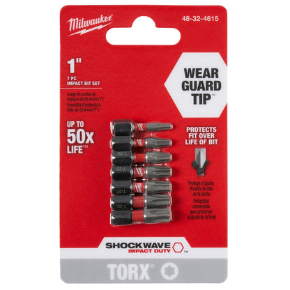 SHOCKWAVE™ TORX® 1” Insert Bit Set - 7PC