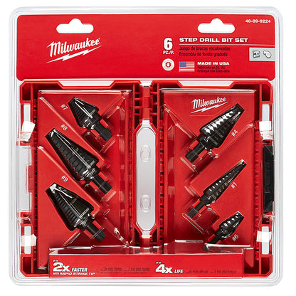 Step Drill Bit Set - 6PC