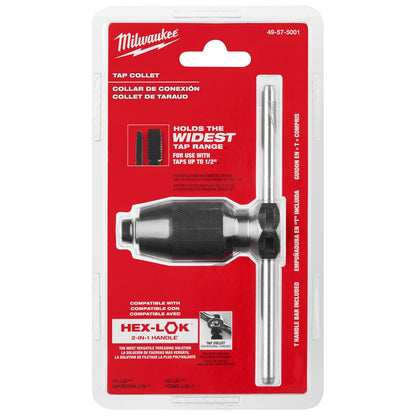 Tap Collet for Taps up to 1/2” & T Handle Bar