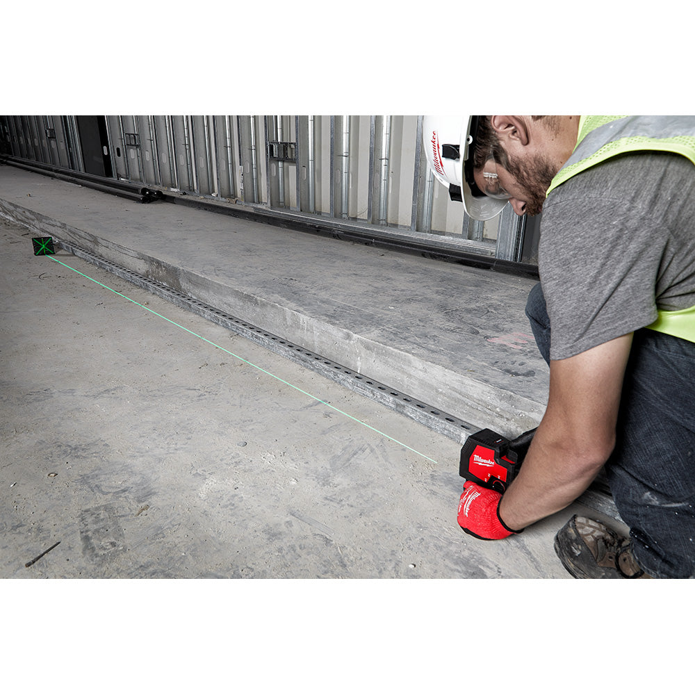 USB Rechargeable Green Cross Line Laser