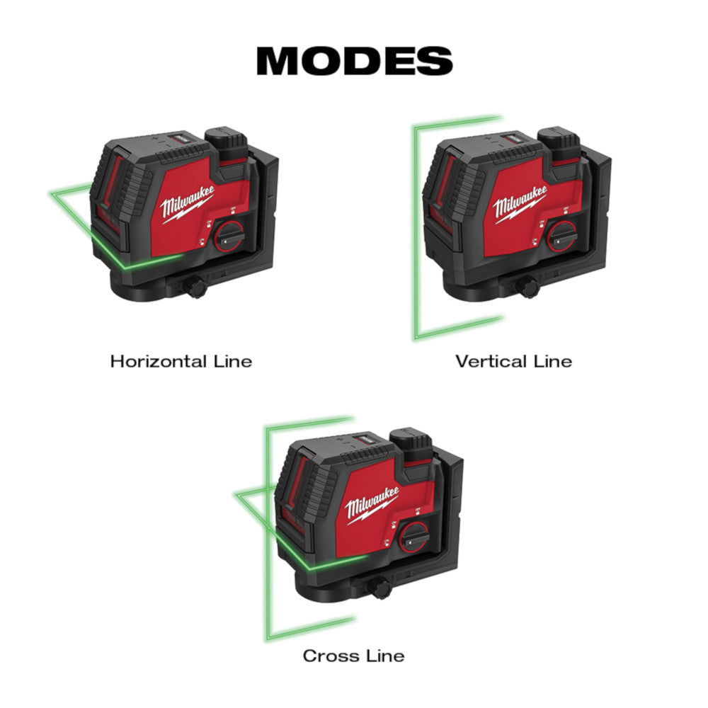 USB Rechargeable Green Cross Line Laser