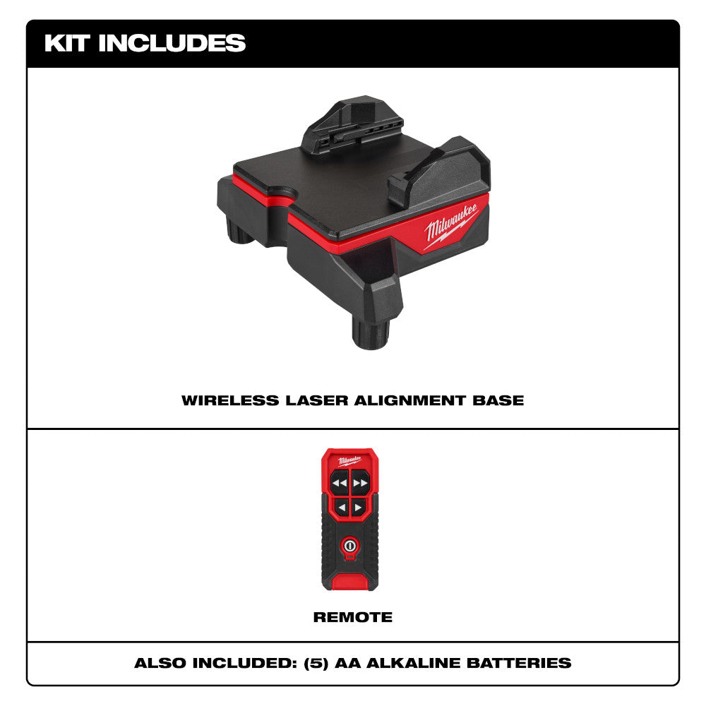 Wireless Laser Alignment Base w/ Remote