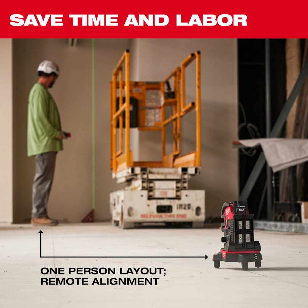 Wireless Laser Alignment Base w/ Remote