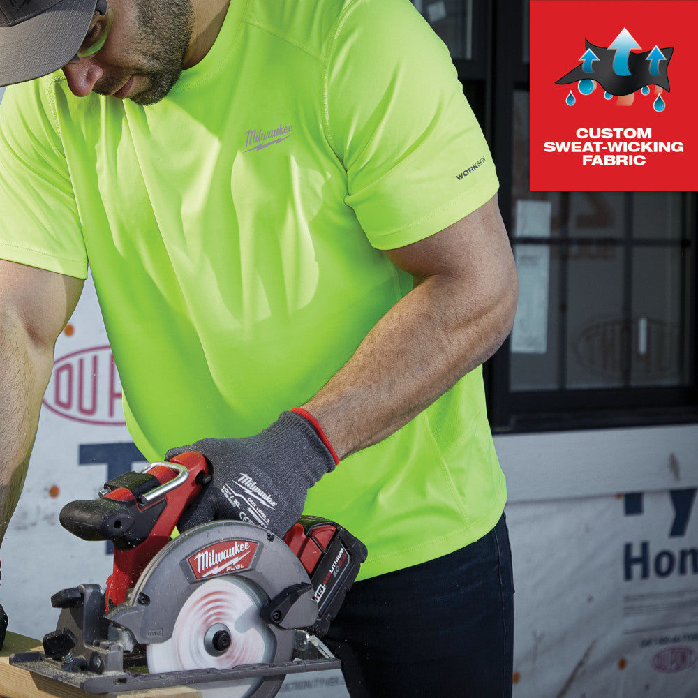 WORKSKIN™ Lightweight Performance Shirt - Short Sleeve - Gray 2X