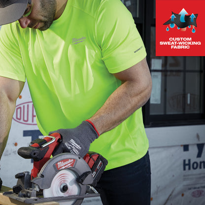 WORKSKIN™ Lightweight Performance Shirt - Short Sleeve - Gray 2X